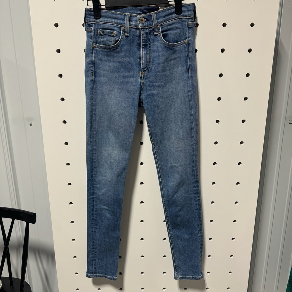 Rag & Bone Nina High Rise Ankle Skinny Jeans Size 24